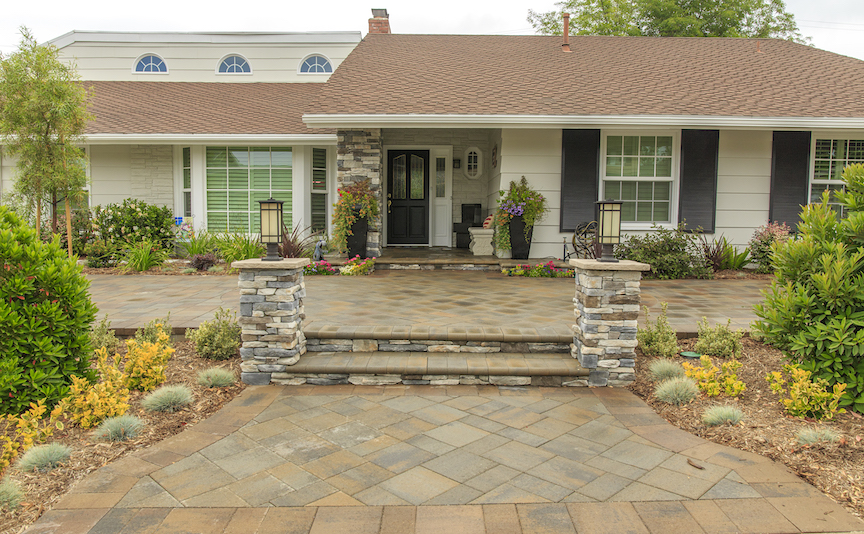 Paver Frontyard Remodel